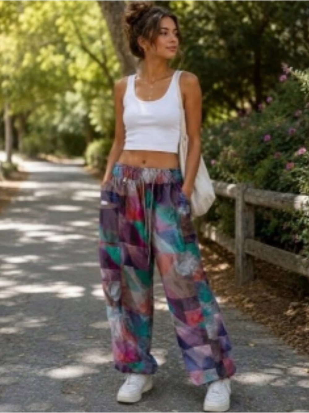 Free people in the wild printed pants